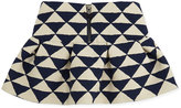Thumbnail for your product : Lili Gaufrette Liam Triangle-Print Skirt, Blue, Girls' 8-12