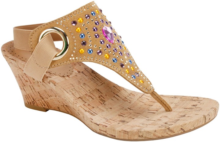 white mountain coventry wedge sandal