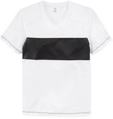 Thumbnail for your product : INC International Concepts Faux Leather Block Stripe Cosmo T-Shirt