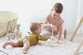 Thumbnail for your product : Happy Little Folks Wooden Pyramid Stacking Toy