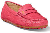 Thumbnail for your product : Ralph Lauren Belen Croc-Embossed Loafer