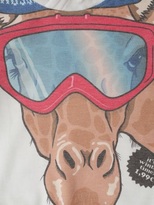 Thumbnail for your product : Madson Discount Giraffe Printed Hooded Cotton Sweatshirt