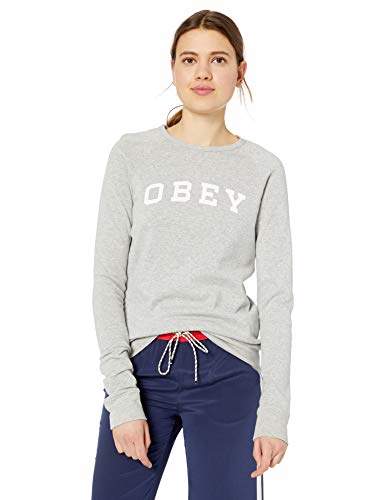 Obey Womens Allie Striped Crewneck Sweater