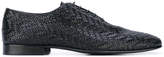 Thumbnail for your product : Roberto Cavalli woven oxford shoes