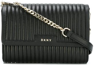 DKNY ribbed crossbody bag