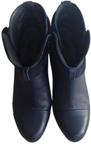 Thumbnail for your product : Rag and Bone 3856 RAG & BONE Blue Leather Boots