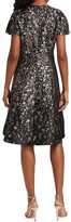 Thumbnail for your product : Teri Jon by Rickie Freeman Floral Jacquard Fit-And-Flare Dress