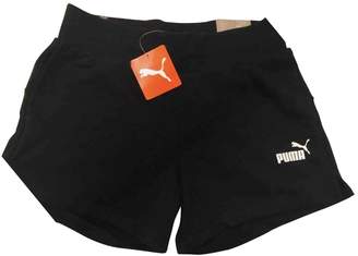 Puma Black Cotton Shorts for Women