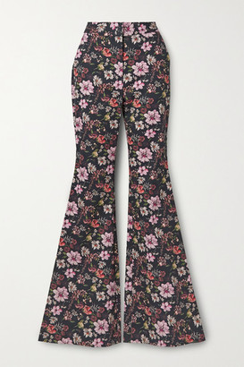 womens floral flare pants