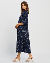 Thumbnail for your product : Y.A.S Women's Navy Maxi dresses - Pleana Maxi Spring Dress - Size One Size, M at The Iconic