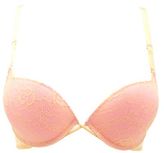 Thumbnail for your product : Charlotte Russe Contrast Lace Double Push-Up Plunge Bra