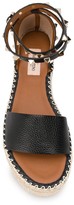 Thumbnail for your product : Valentino Rockstud espadrille flatform sandals