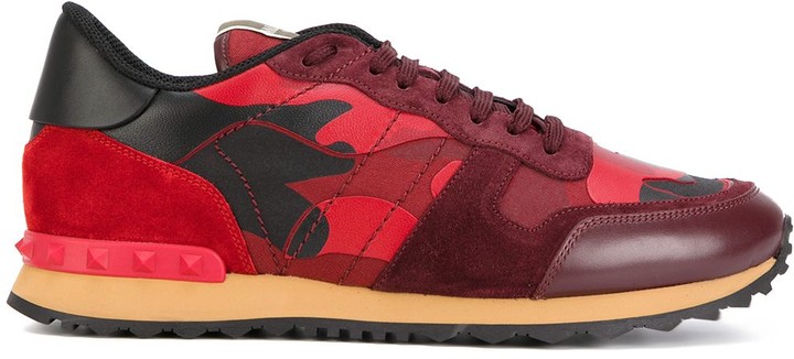 Valentino Red Trainers For Men | Shop 