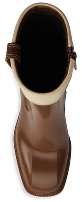 Chloé Betty Canvas-Trimmed PVC Rain Boots