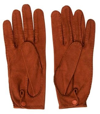 Hermes Suede Gloves