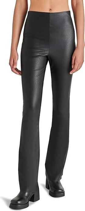 Steve Madden Citrine Pants Women's Clothing Black : LG (US 10-12), Polyurethane