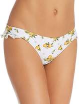 Thumbnail for your product : For Love & Lemons Tropicana Ruffle Trim Bikini Bottom
