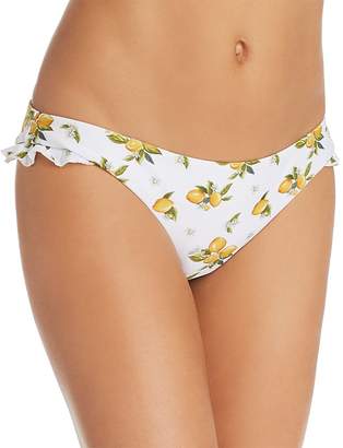 For Love & Lemons Tropicana Ruffle Trim Bikini Bottom