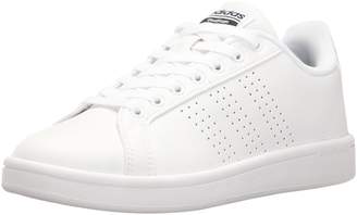 adidas Women's Shoe's Cloudfoam Advantage Clean Sneakers, White/Black, (6 M US)
