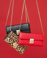Thumbnail for your product : Charming charlie Leopard Clover Turnlock Crossbody Wallet