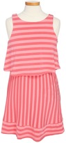 Thumbnail for your product : Ella Moss Stripe Sleeveless Layer Dress (Big Girls)