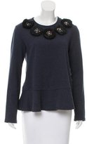 Thumbnail for your product : Needle & Thread Embellished Long Sleeve Sweatshirt