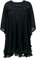 Chloé - robe ample plissée - women - Soie/Polyester - 38