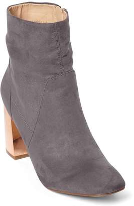 Grey 'Amanda' Metal Heel Boots