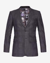 Thumbnail for your product : Ted Baker Modern fit checked Super 130s wool jacket