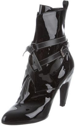 Louis Vuitton Patent Leather Ankle Boots