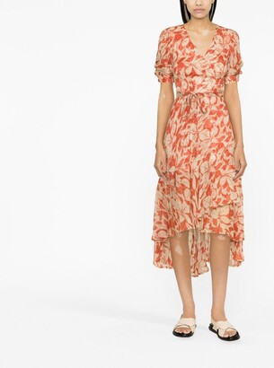 Polo Ralph Lauren Ditsy-Sunflower midi-dress
