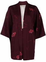 Thumbnail for your product : A.N.G.E.L.O. Vintage Cult 1970s Floral-Print Kimono Jacket