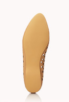 Thumbnail for your product : Forever 21 Must-Have Cutout Flats