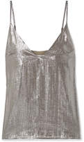 Thumbnail for your product : CAMI NYC The Olivia Silk-blend Lame Camisole