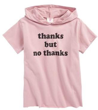 Hip Thanks But No Thanks Hooded Tee
