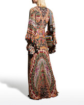 Thumbnail for your product : Etro Engineer Paisley-Print Chiffon Maxi Dress