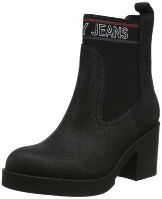 tommy hilfiger elastic chelsea boots