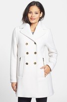 Thumbnail for your product : Trina Turk 'Bethany' Wool Blend A-Line Peacoat