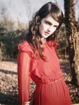 Thumbnail for your product : Giambattista Valli Silk Georgette Dress W/ Ruffle Trim