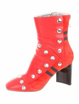 Thumbnail for your product : Maison Margiela Suede Ankle Boots Red