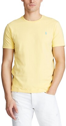 Polo Ralph Lauren Yellow Men's T-shirts on Sale | ShopStyle UK