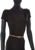 Thumbnail for your product : Berge Skinny Clean Saffiano Belt