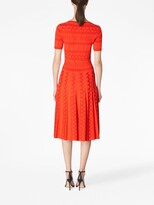 Thumbnail for your product : Carolina Herrera Open-Knit Midi Dress