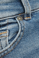 Thumbnail for your product : 7 For All Mankind Faded High-rise Kick-flare Jeans