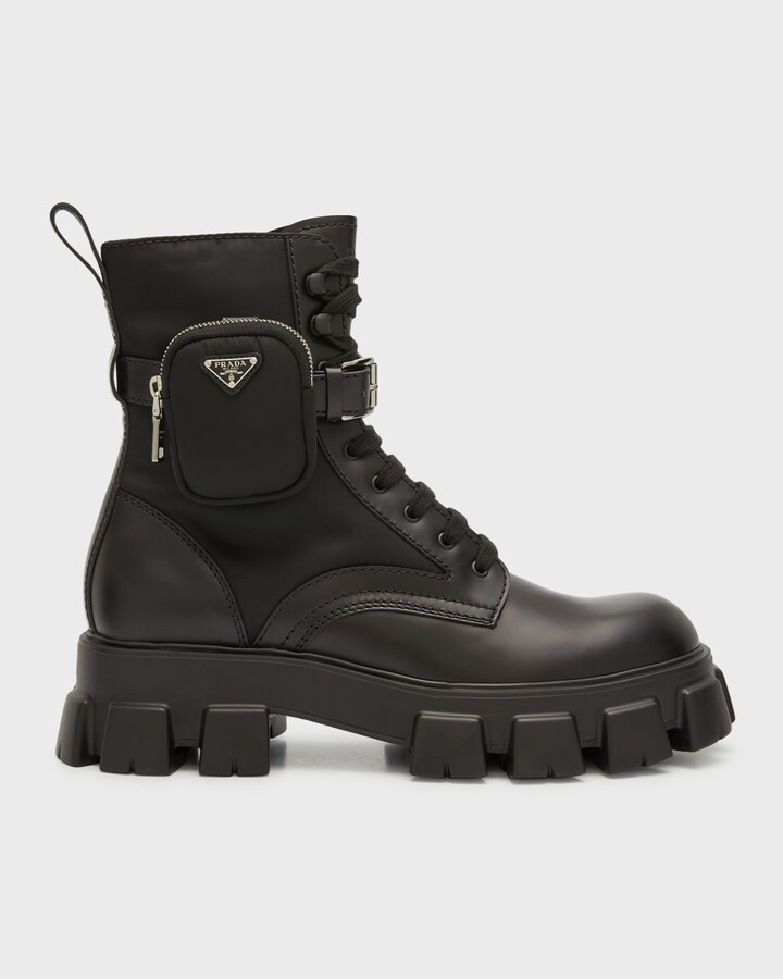 Prada Combat Boots | Shop the world's largest collection of 