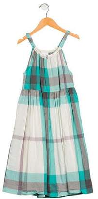 Burberry Girls' Printed Pleated Dress