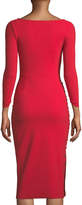 Thumbnail for your product : Chiara Boni La Petite Robe Prudencia Side-Laced Sheath Dress