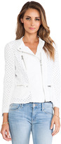 Thumbnail for your product : Rebecca Taylor Punched Denim Jacket