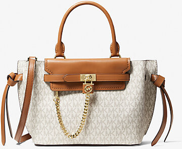 Michael Kors Hamilton Legacy Small Leather Belted Satchel (Soft Pink) :  Clothing, Shoes & Jewelry 