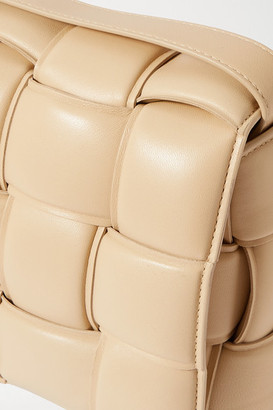 Bottega Veneta Cassette Padded Intrecciato Leather Shoulder Bag - Beige
